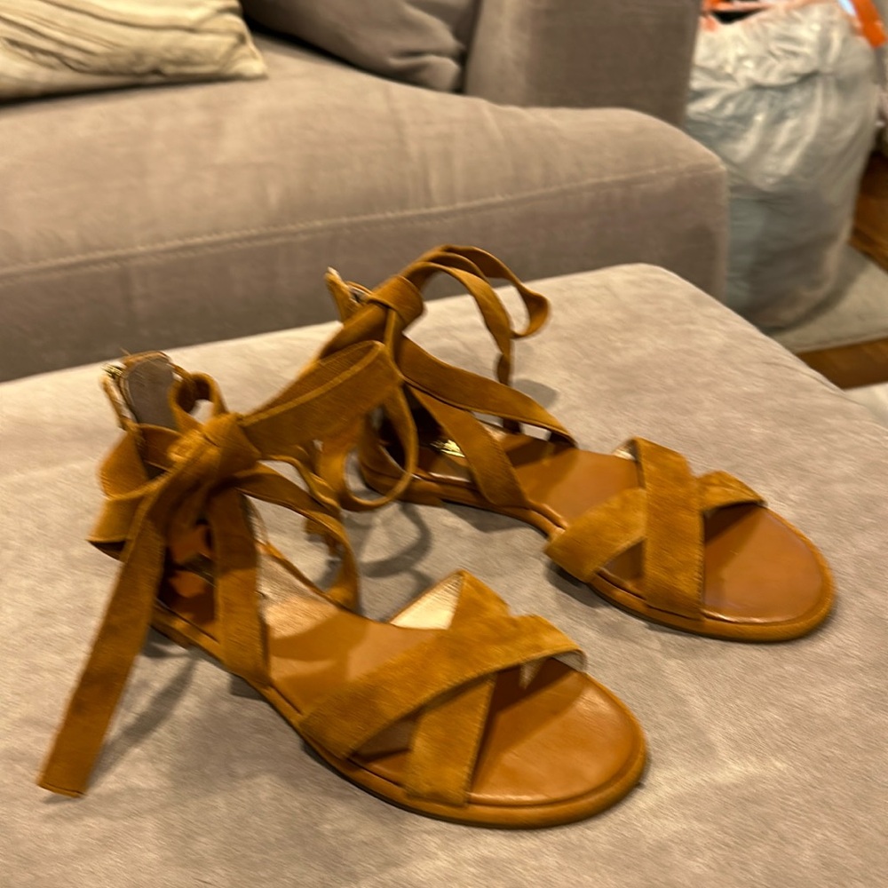 Louise et cie Suede tie up sandals
